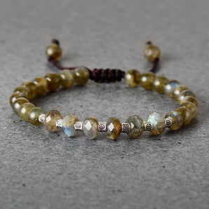 Bracelet en pierres de Labradorite