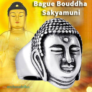 Bague tête du bouddha