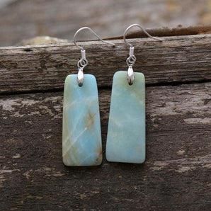 Boucles d'oreilles en Amazonite