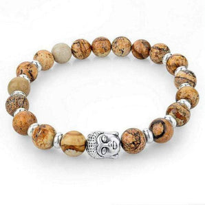 Bracelet bouddha en jasper