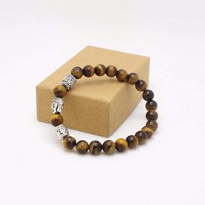 Bracelet Bouddha en oeil de Tigre