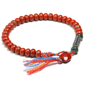 Bracelet de chance en Jaspe rouge