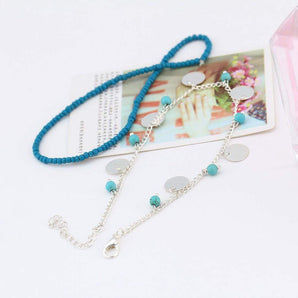 Bracelet de cheville style bohemien