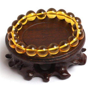 Bracelet en citrine chauffée