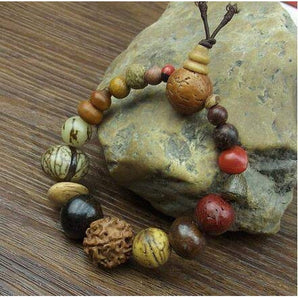 Bracelet en graines de Bodhi fait main