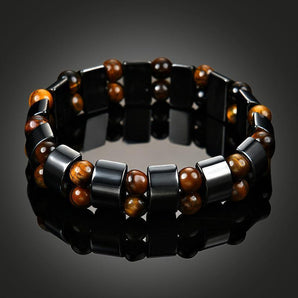 Bracelet en Hématites et Œil de tigre