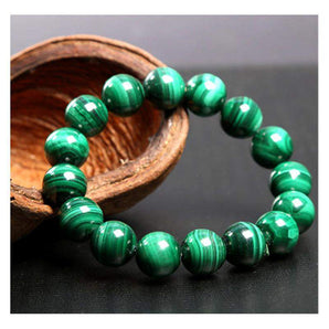 Bracelet en Malachite synthétique