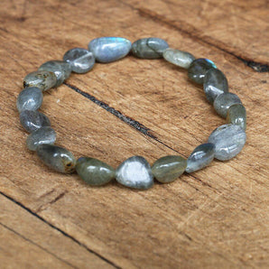 Bracelet en pierres de Labradorite