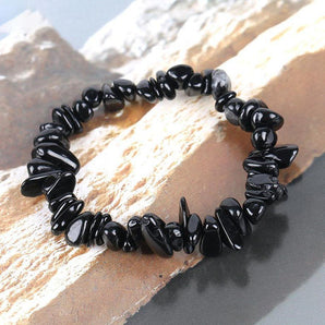 Bracelet «énergie positive» en Tourmaline noire