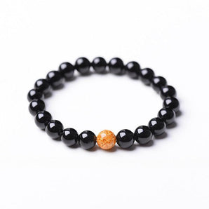 Bracelet « maitrise et anti-stress » en Onyx noir