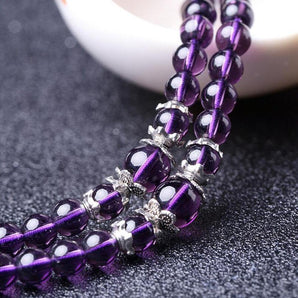 Bracelet Mala Bouddiste en Amethyste