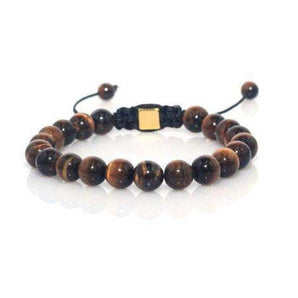 Bracelet Shamballa en oeil de Tigre