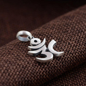 Pendentif « Aum » en argent Sterling 925