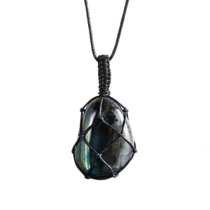 Pendentif de protection en labradorite