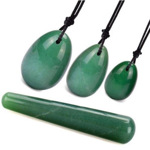 Set de 3 Œufs de Yoni en Aventurine