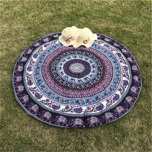 Tapis de méditation mandala